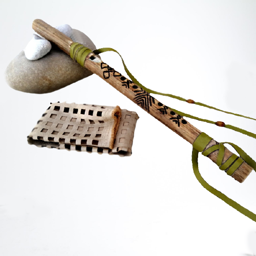 Siyotanka Grasshopper Flauto Mit Kustodie