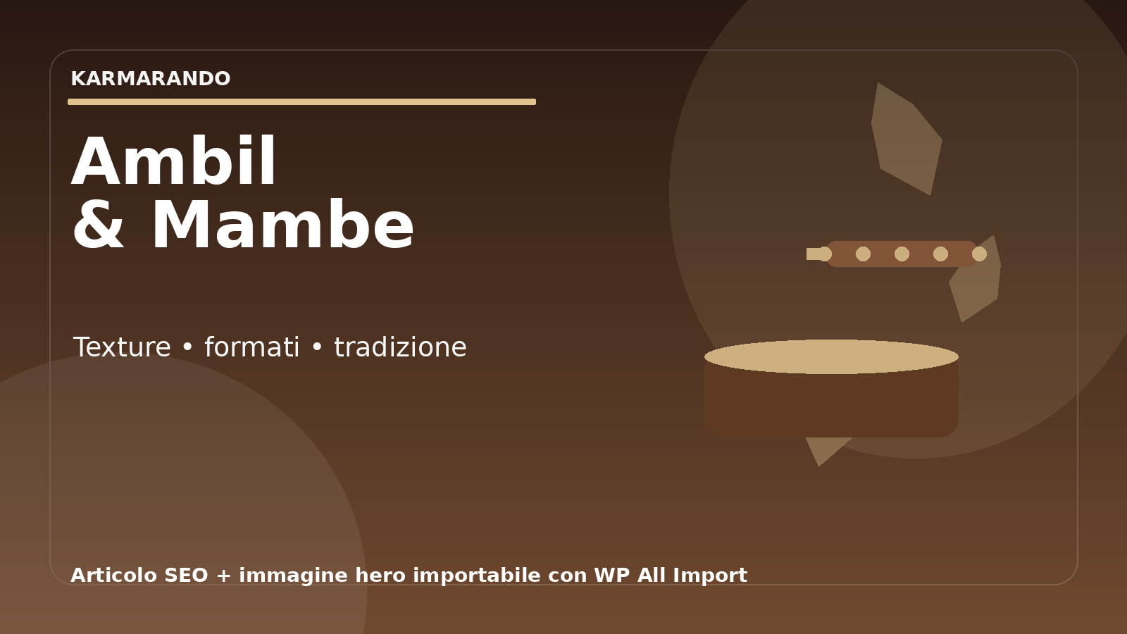 Ambil e mambe: guida pratica per capire differenze, qualità e referenze tradizionali